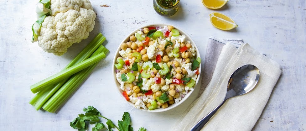 Cauliflower Chickpea Salad - Foxy Fresh Produce