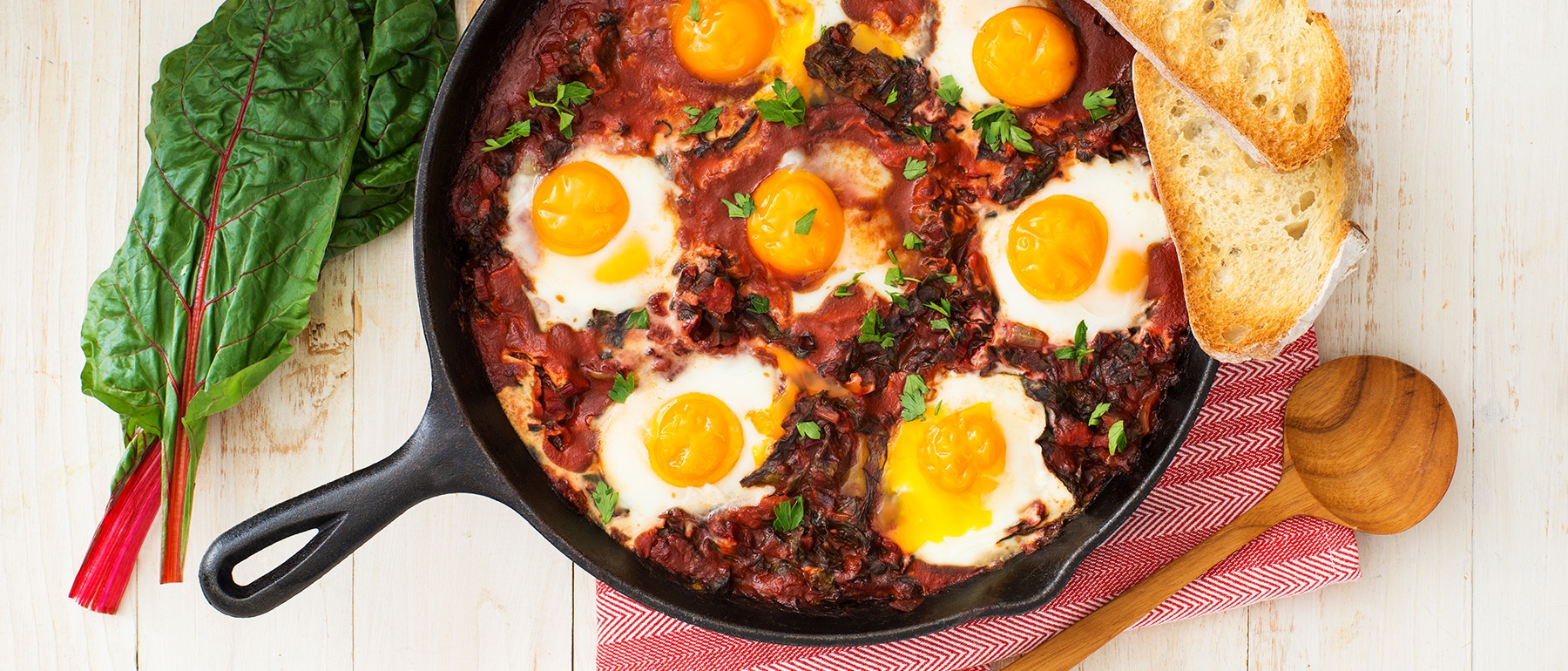 Fiery Baked Eggs - Foxy Fresh Produce