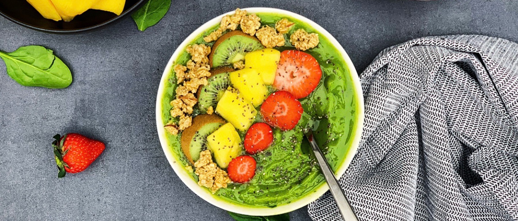 Citrus Green Smoothie Bowl - Foxy Fresh Produce