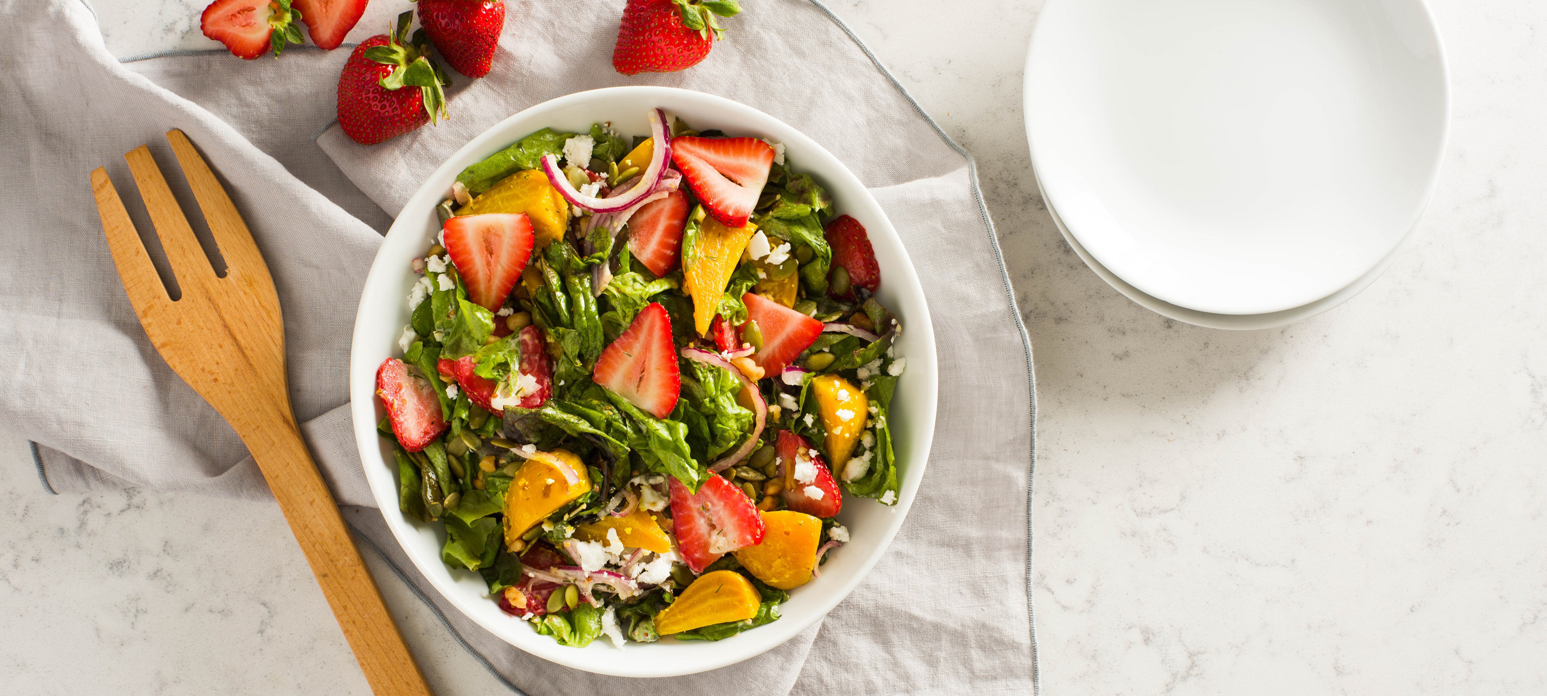 Strawberry Golden Beet Salad - Foxy Fresh Produce