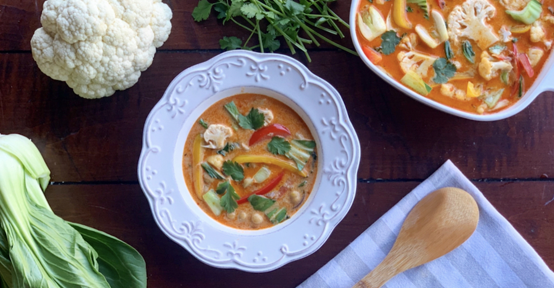 Vegetable Coconut Red Curry - Foxy Fresh Produce
