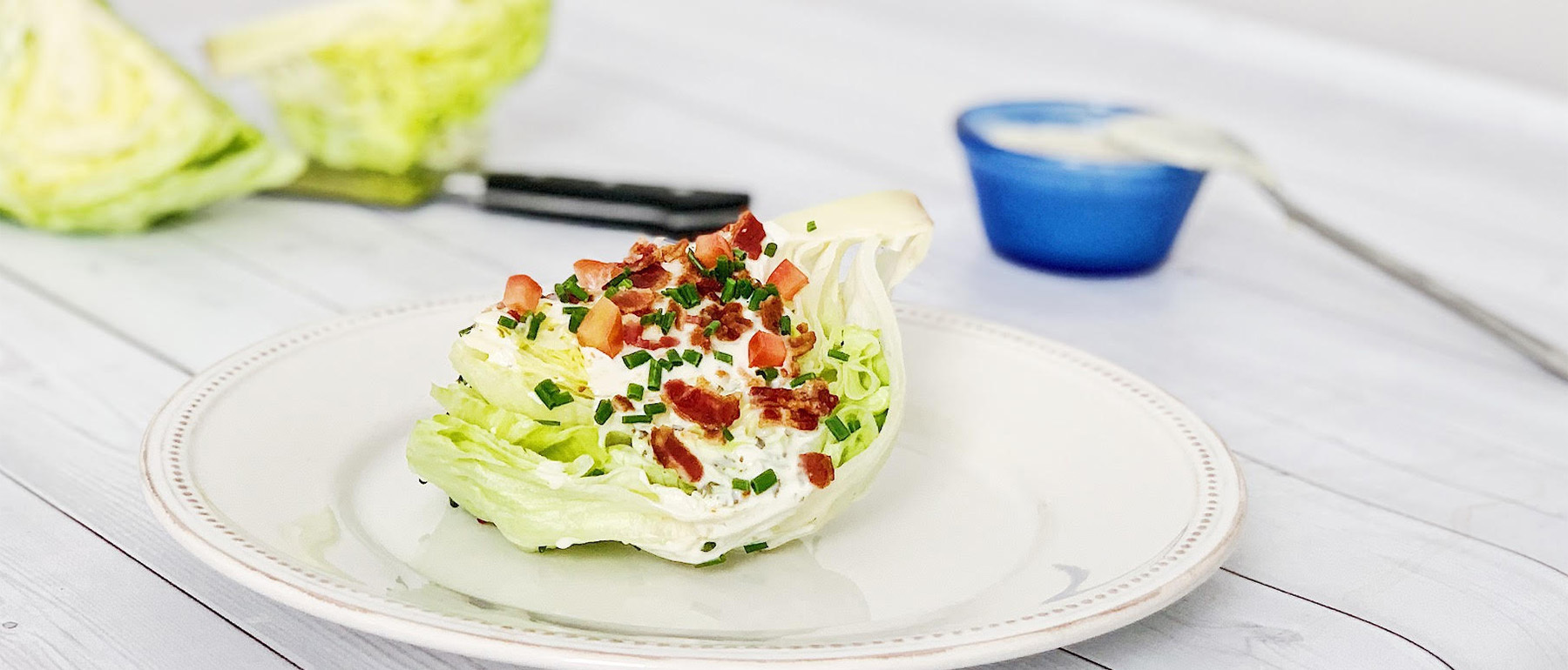 Classic Iceberg Wedge Salad - Foxy Fresh Produce