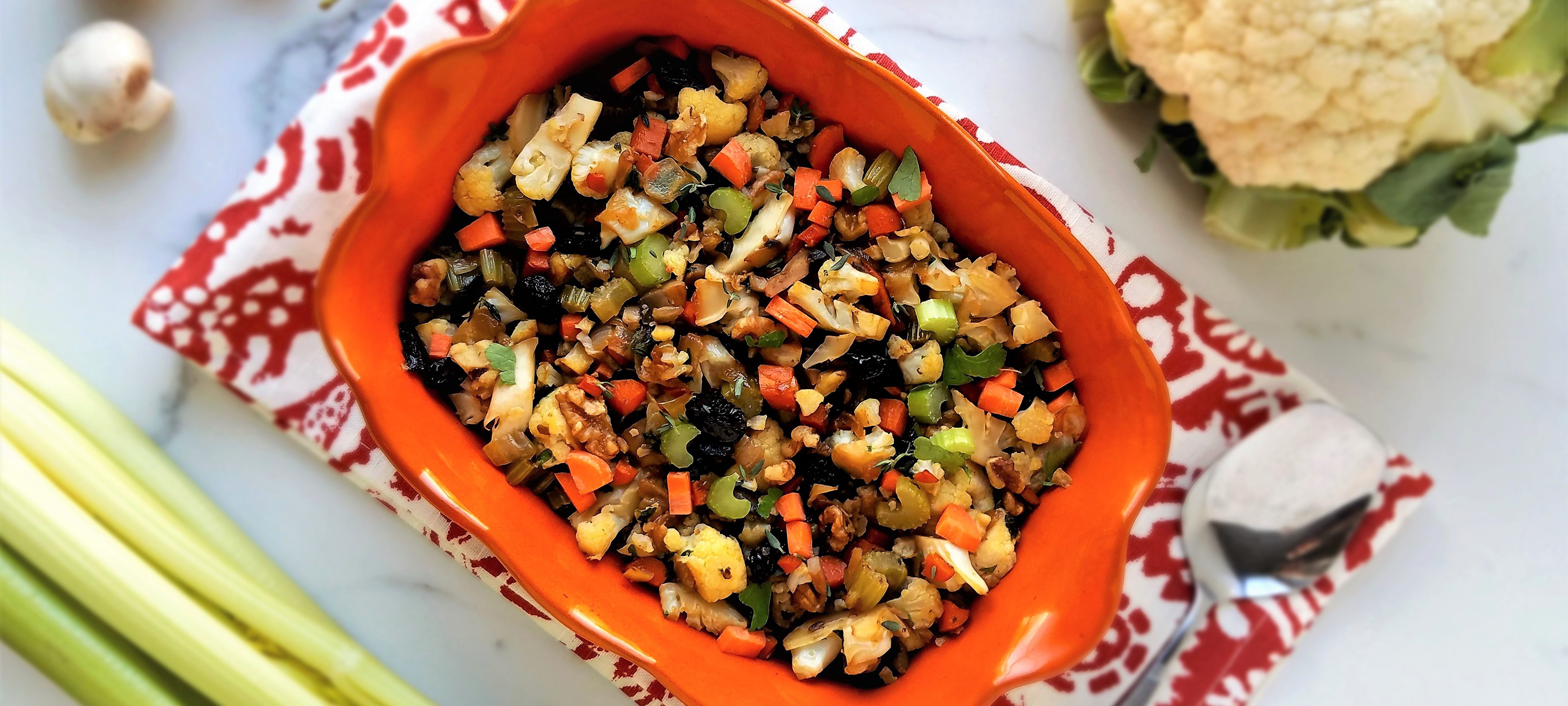 Breadless Cauliflower Stuffing - Foxy Fresh Produce