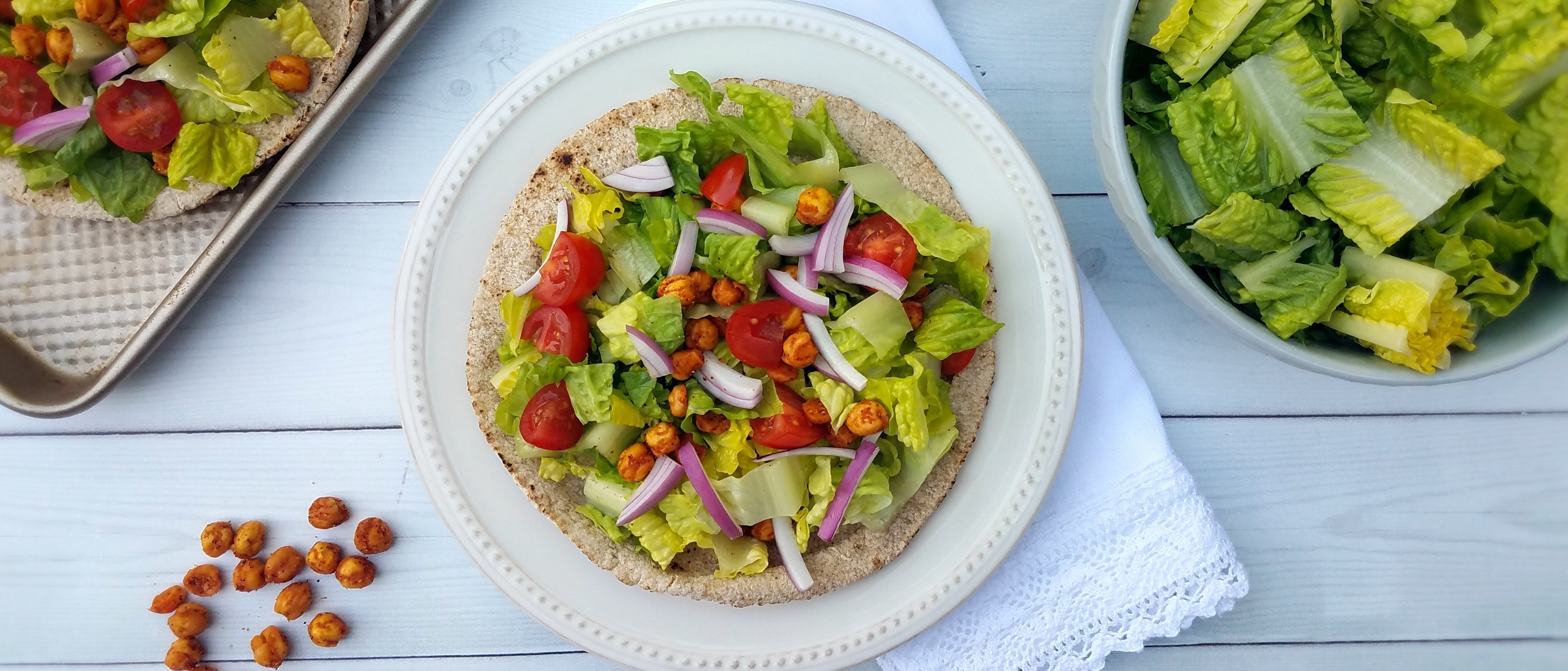 Salad Pita Pizza - Foxy Fresh Produce